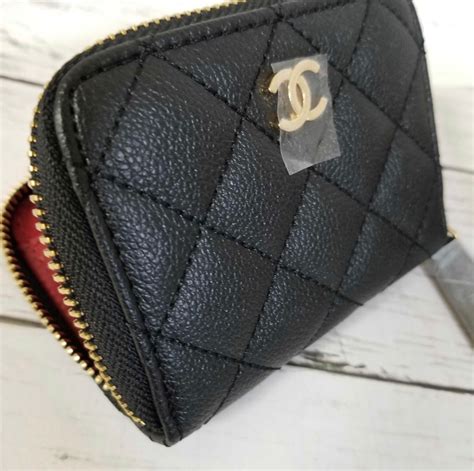 chanel small zip wallet ราคา